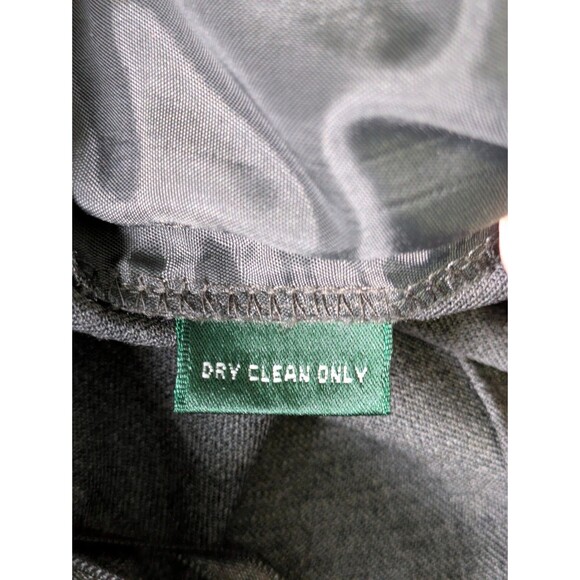 Lauren Ralph Lauren Wool Blend Dress Pants Plus 14W Gray Trouser - Picture 9 of 9